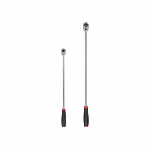 Tekton 3/8, 1/2 Inch Drive Quick-Release Comfort Grip Extra-Long Ratchet Set, 2-Piece 18, 24 in. SRH99126